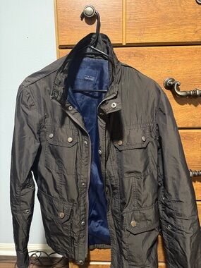 Zara Men's Black Field Jacket